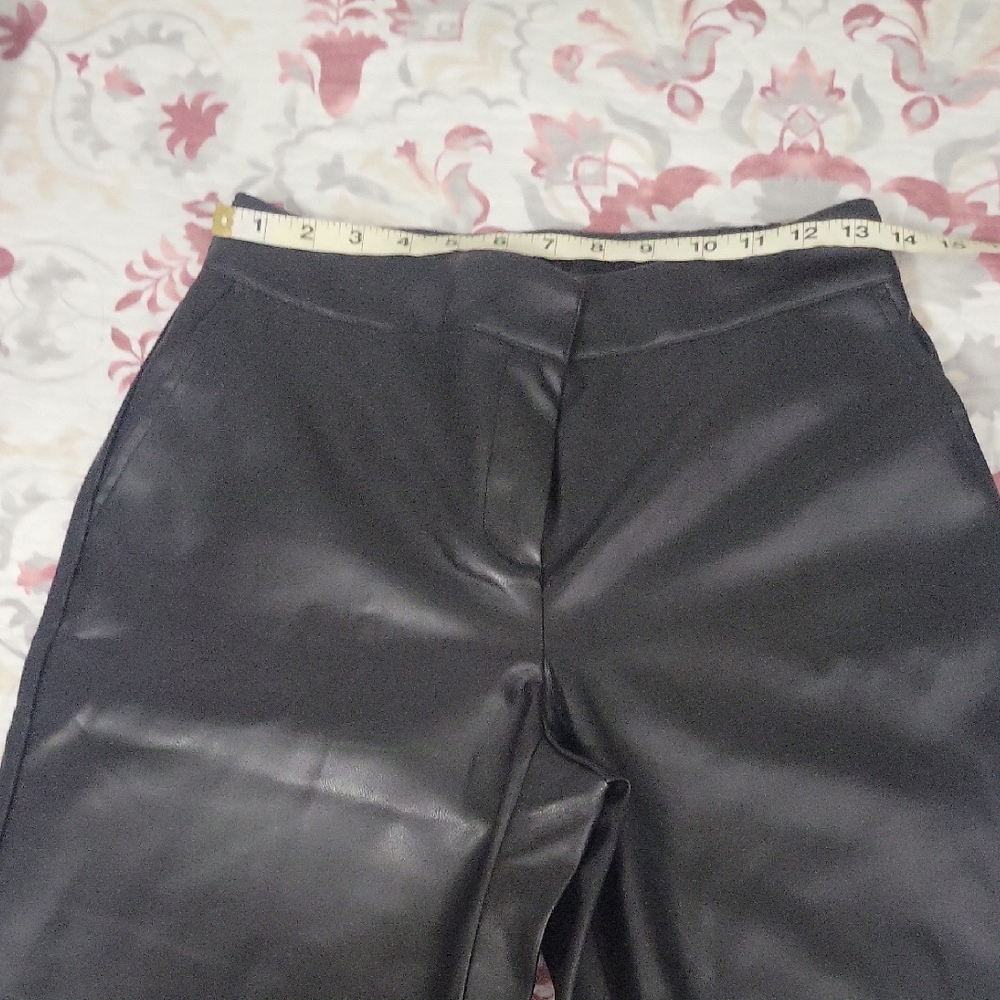 Ruby Rd. Black Faux Leather Pants